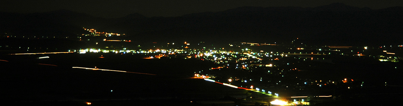 豊里町の夜景
